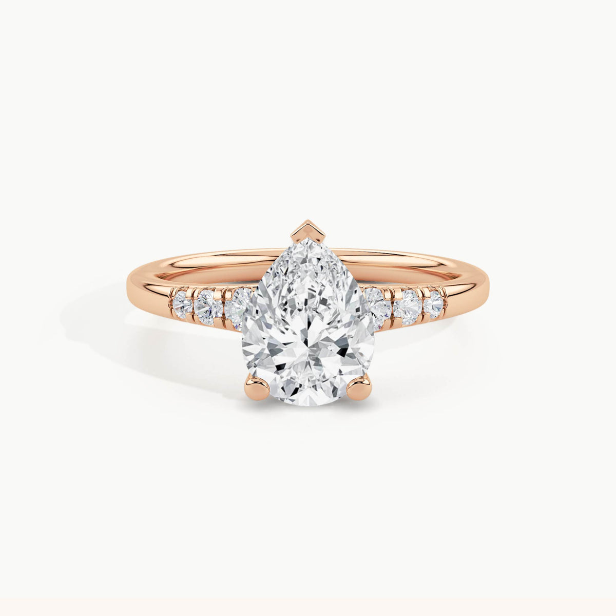 Rose Gold, Pear, down view
