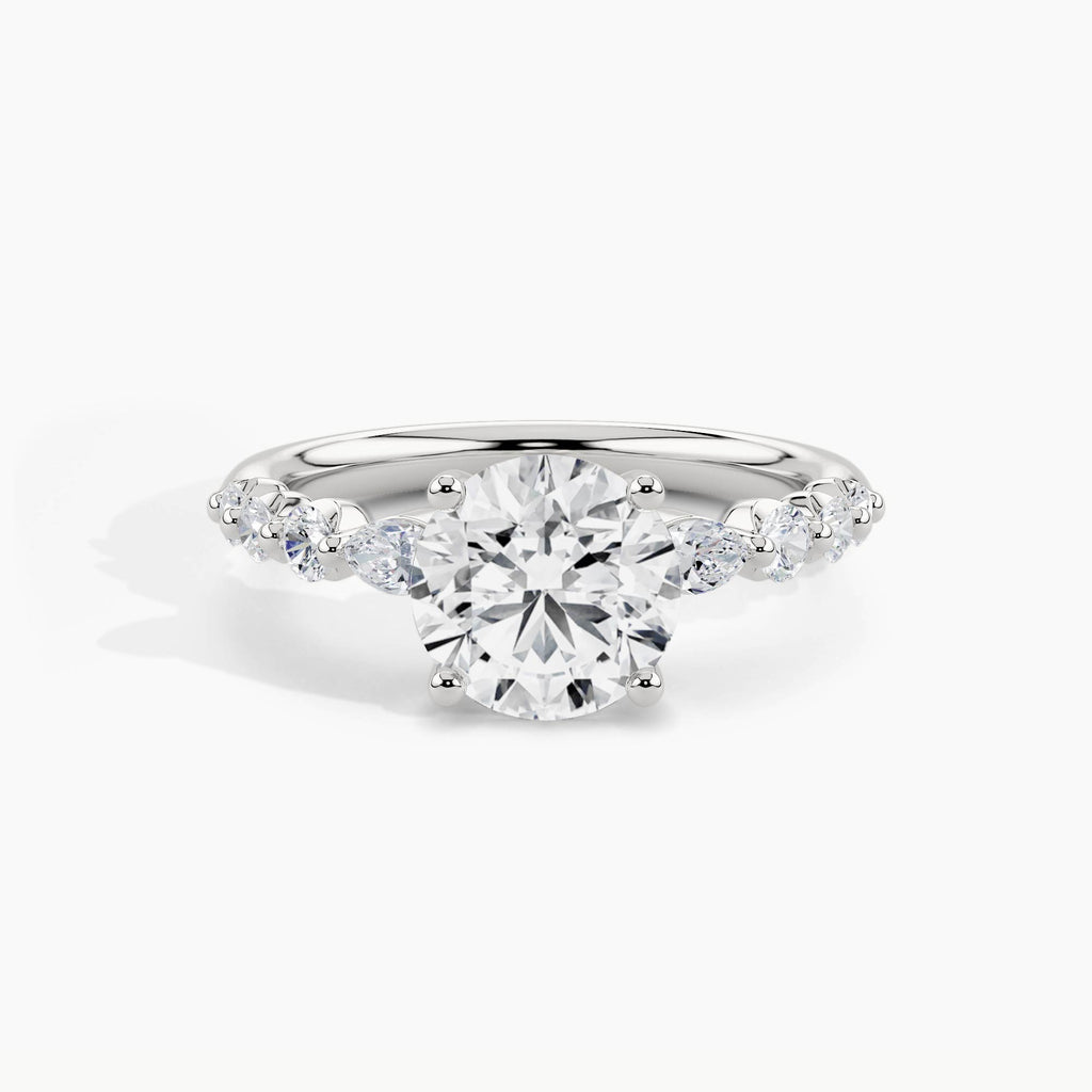 White Gold, Round, down view