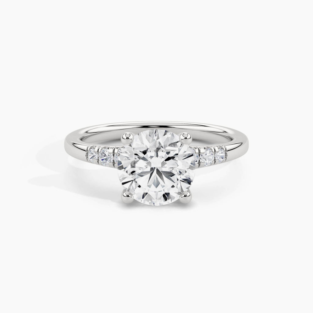 White Gold, Round, down view
