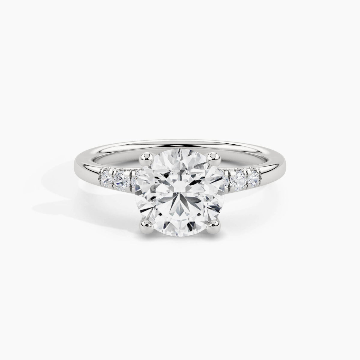 White Gold, Round, down view