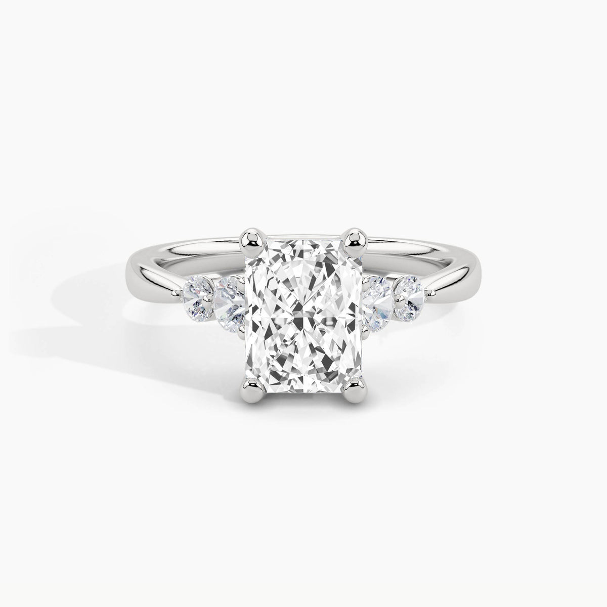 950 Platinum, Radiant, down view