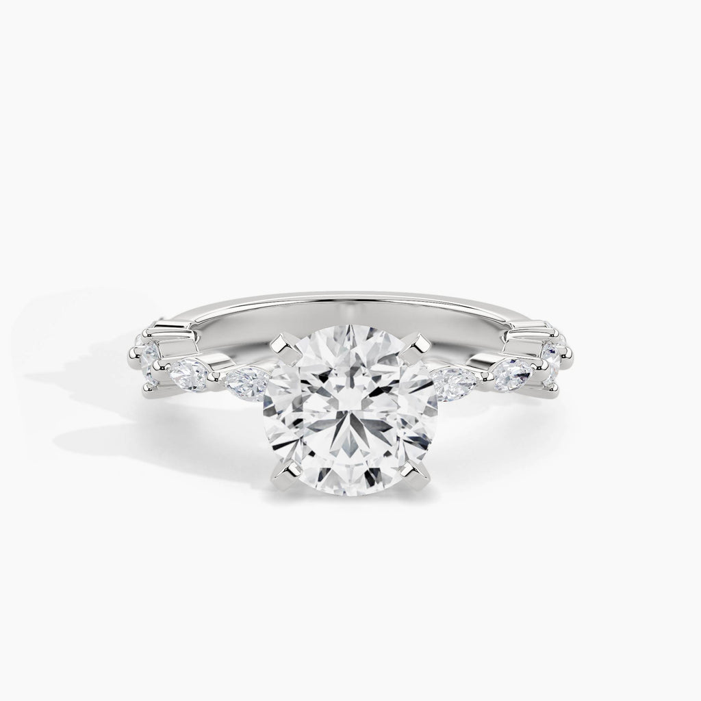 White Gold, Round, down view