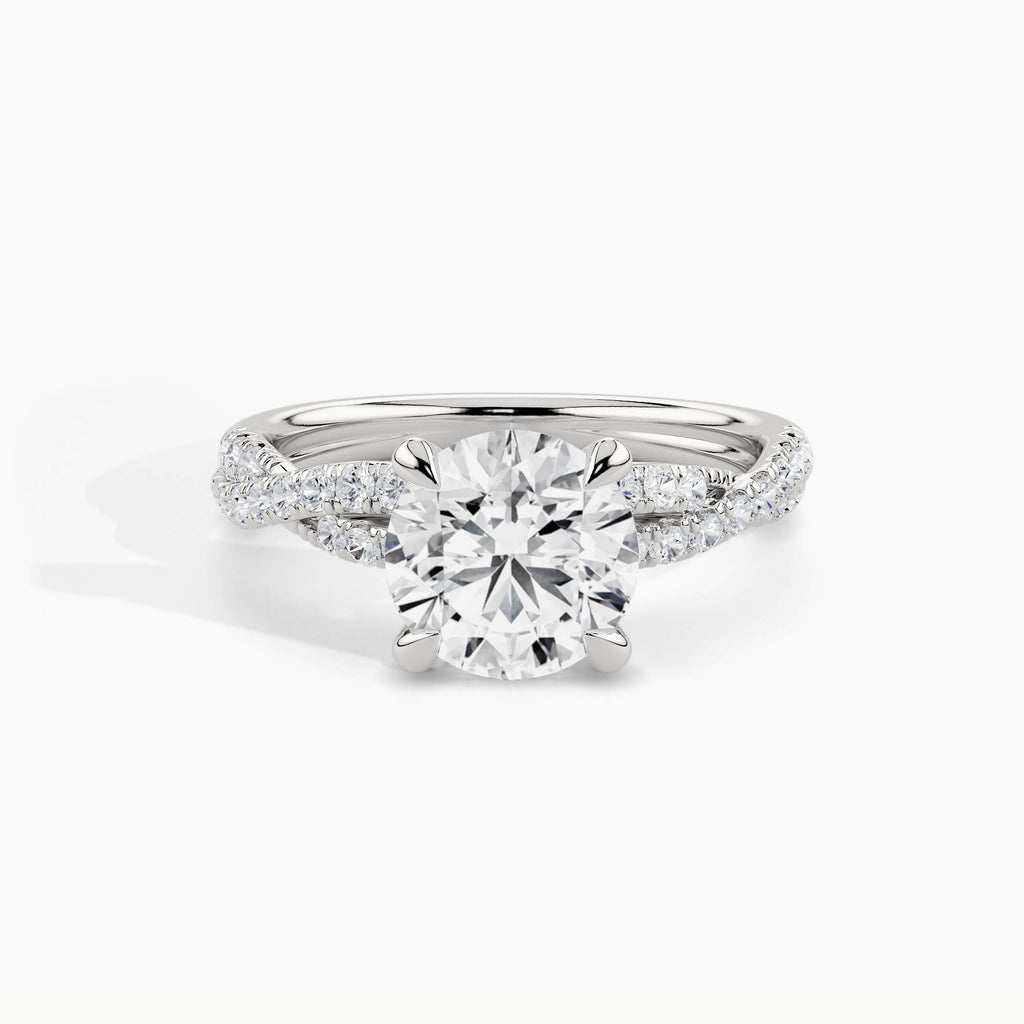 White Gold, Round, down view