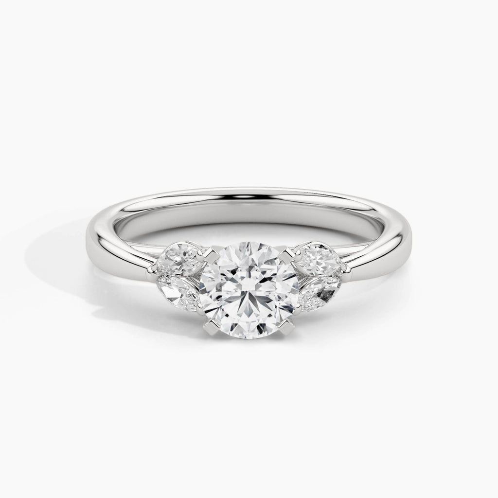 White Gold, Round, down view