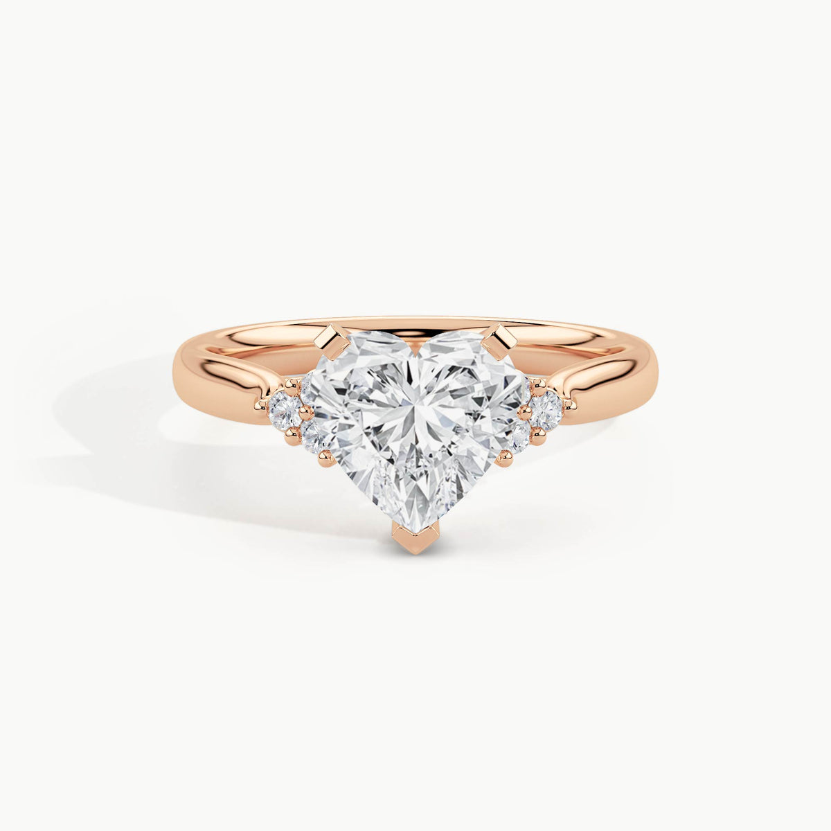 Rose Gold, Heart, down view
