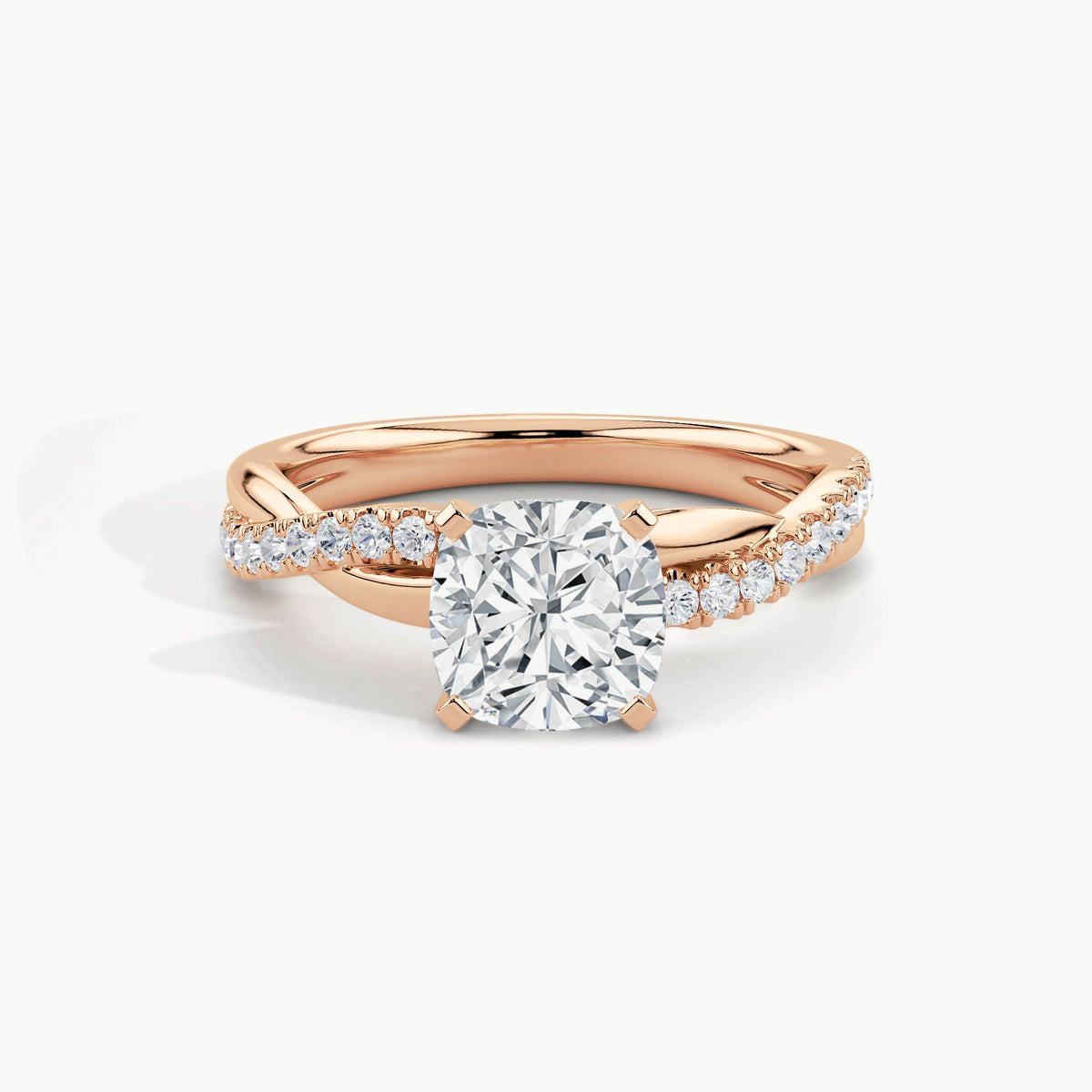 Rose Gold, Cushion, down view