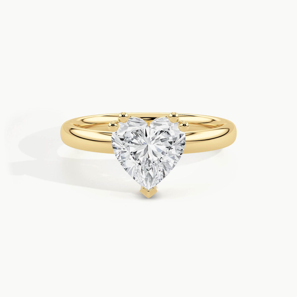 Yellow Gold, Heart, down view
