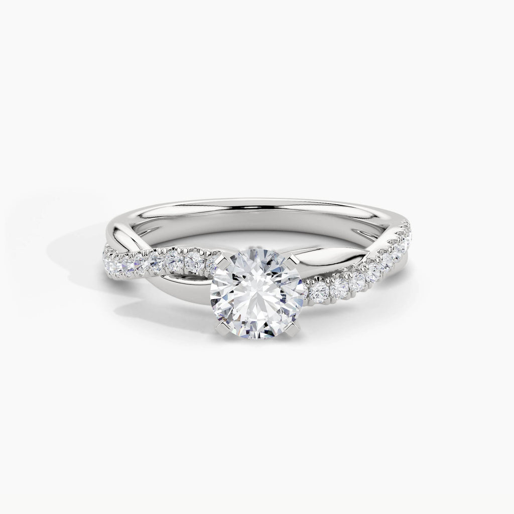 White Gold, Round, down view