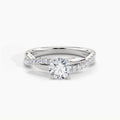 White Gold, Round, down view