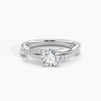 White Gold, Round, down view