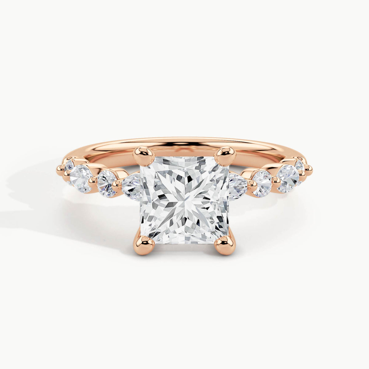 Rose Gold, Princess, down view