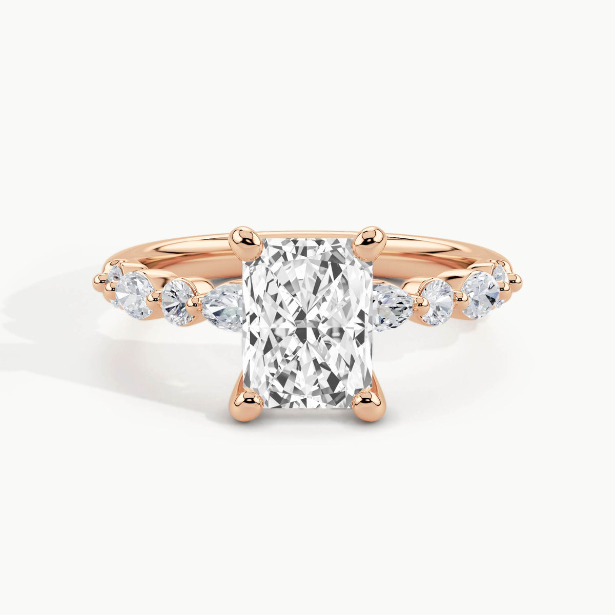 Rose Gold, Radiant, down view