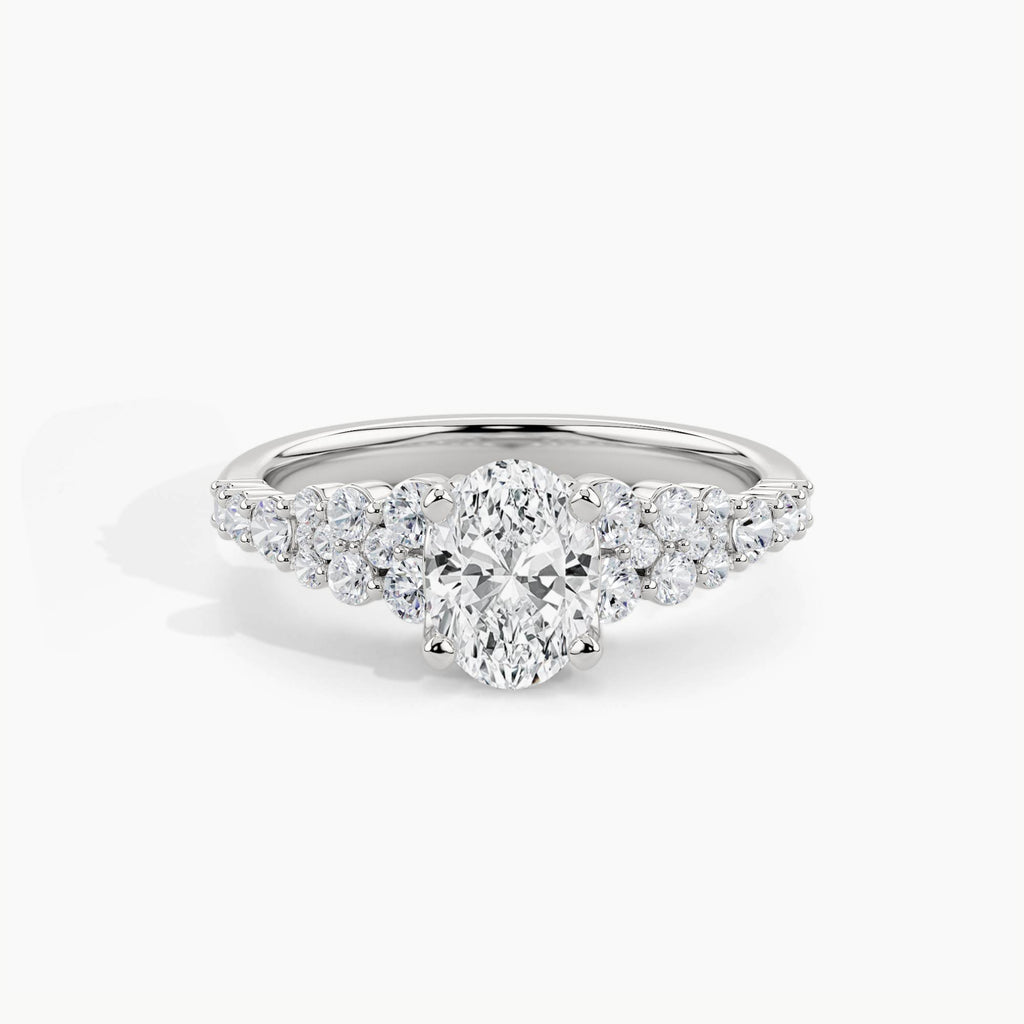 White Gold, Oval, down view