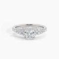 White Gold, Oval, down view