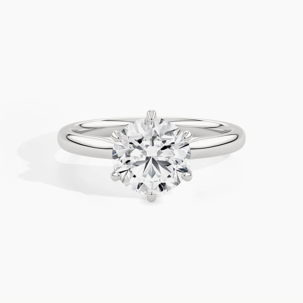 White Gold, Round, down view