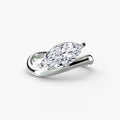 White Gold, Marquise, down view