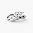 White Gold, Marquise, down view