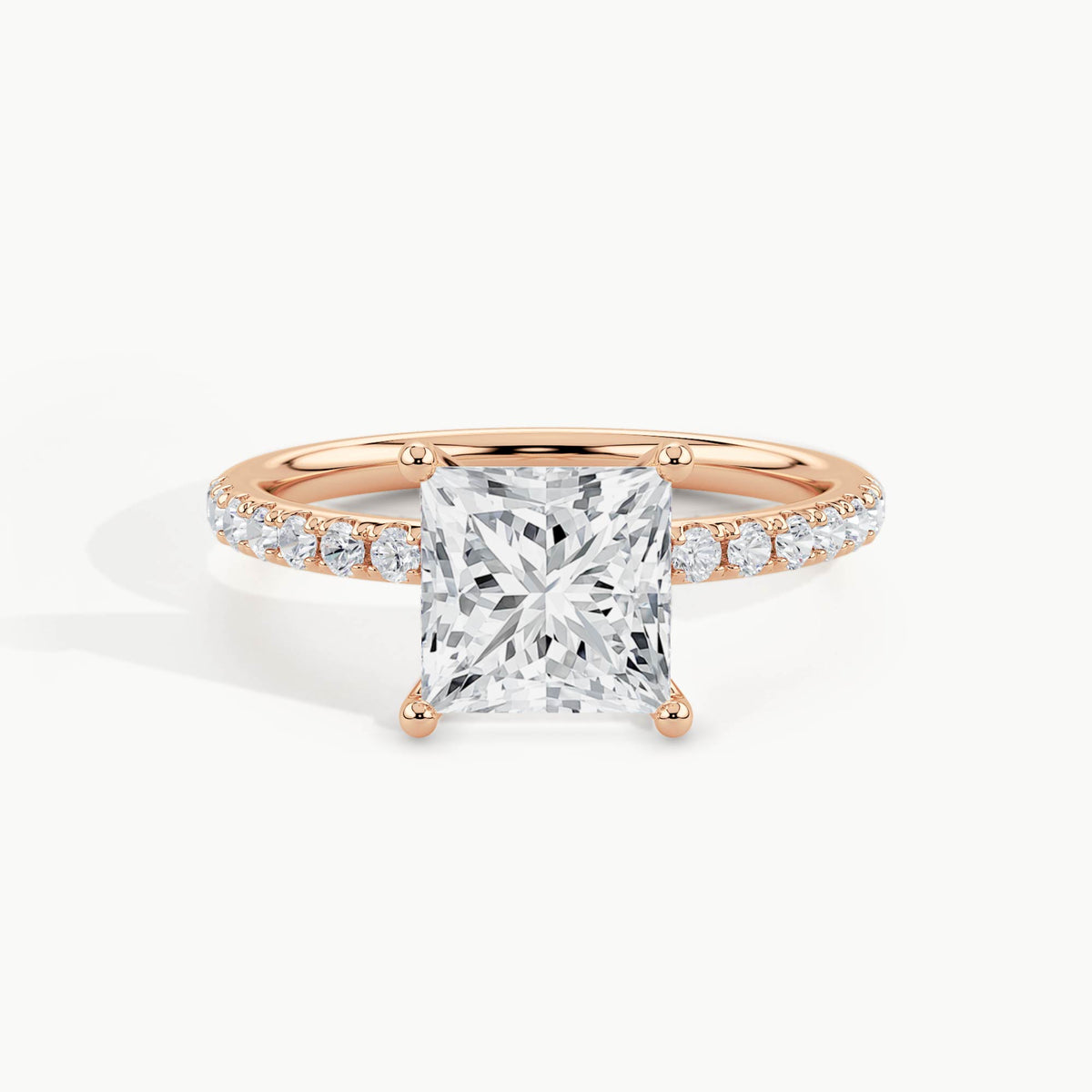 Rose Gold, Princess, down view