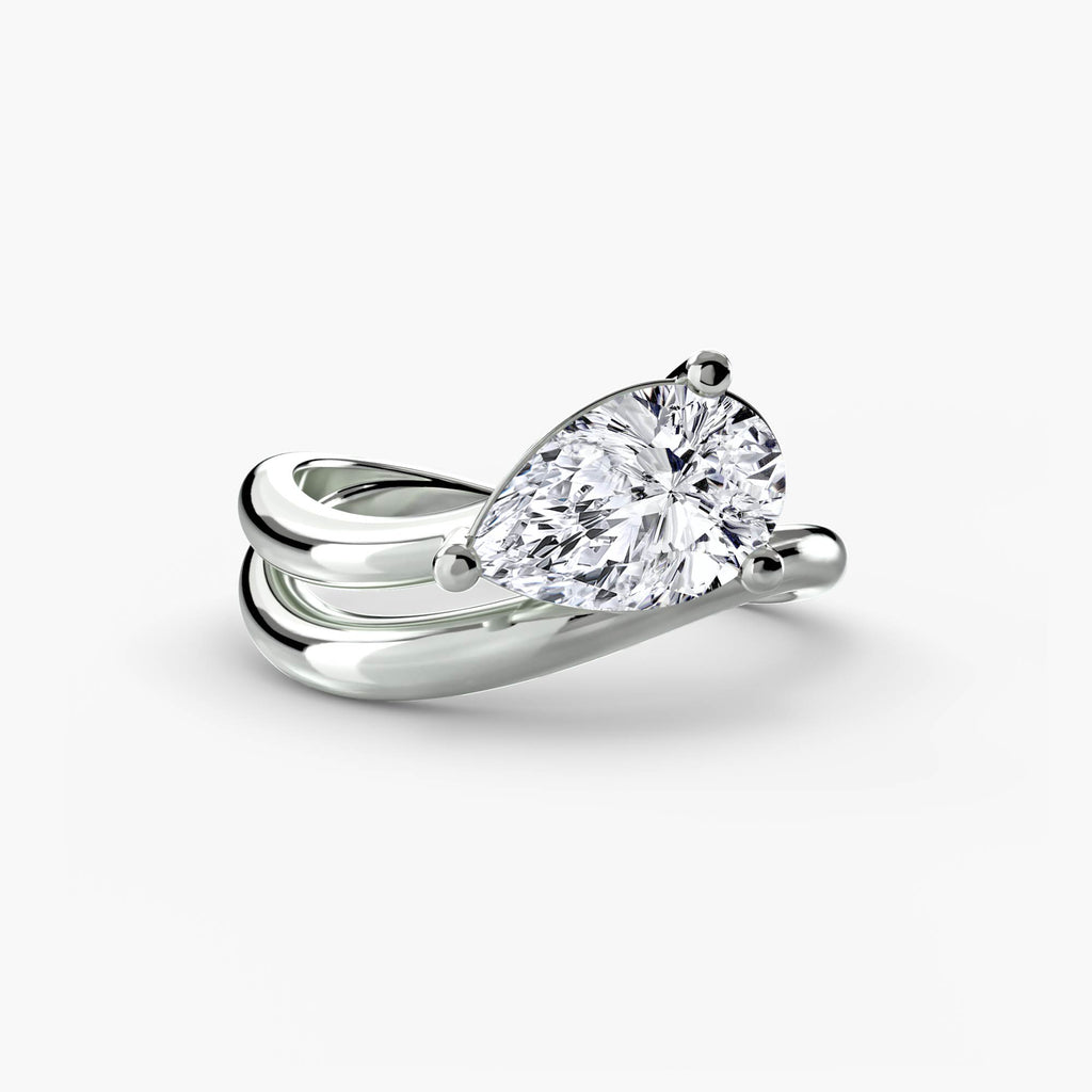 White Gold, Pear, down view