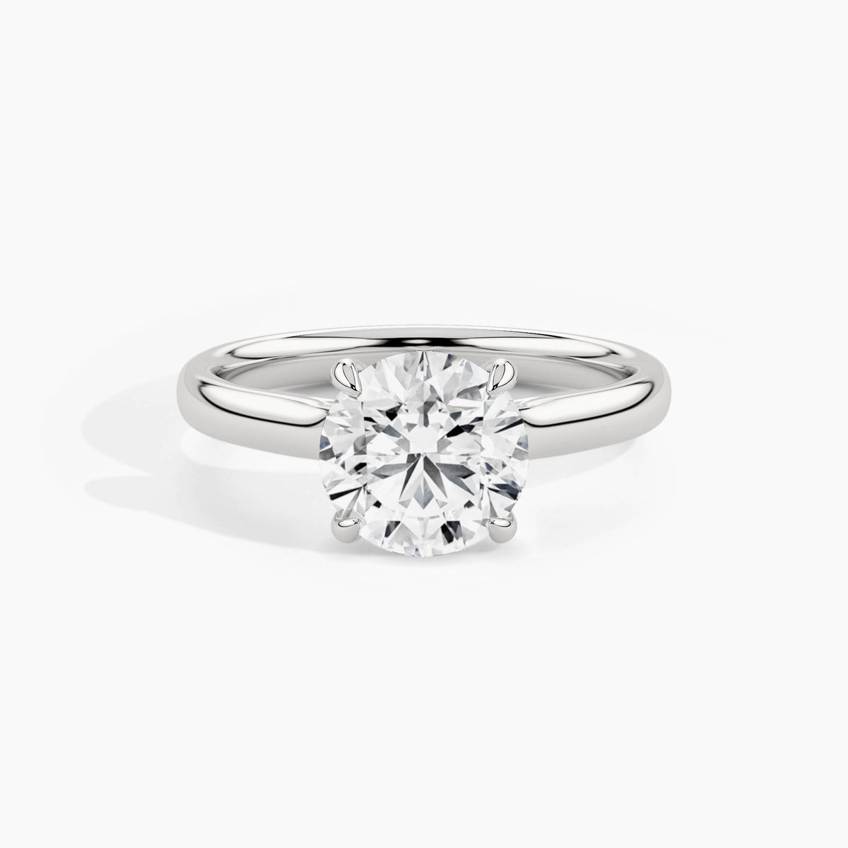 White Gold, Round, down view