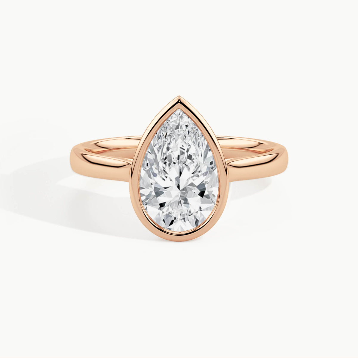 Rose Gold, Pear, down view
