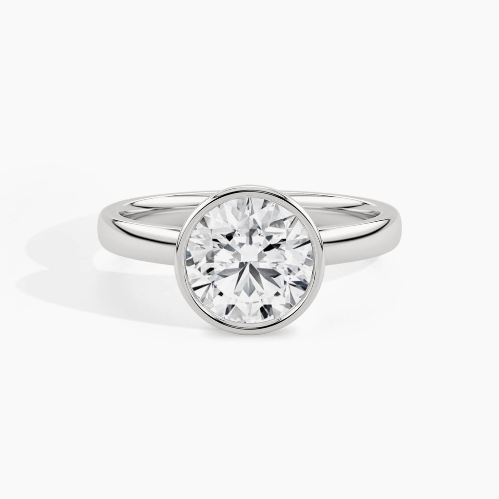 White Gold, Round, down view