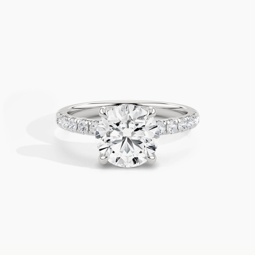 White Gold, Round, down view