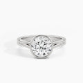 White Gold, Round, down view