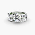 White Gold, Round, down view