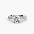White Gold, Round, down view