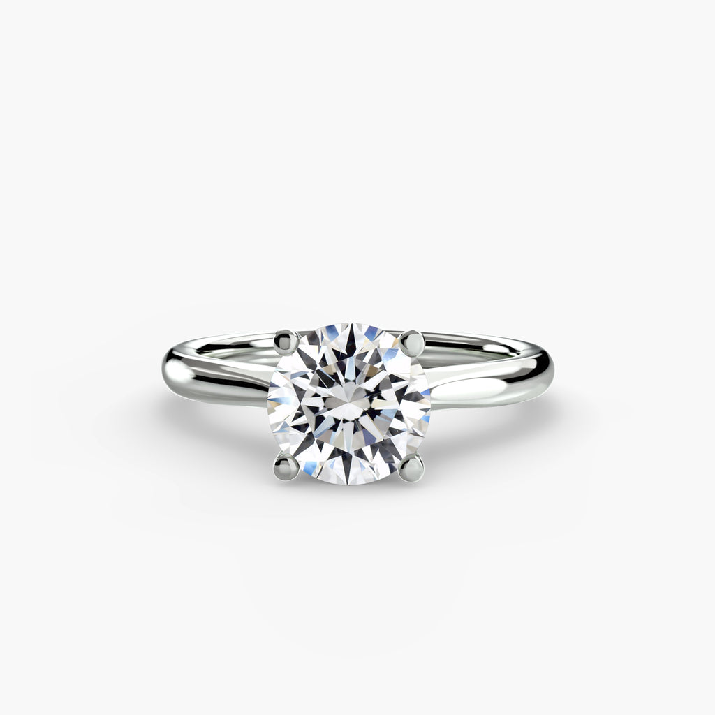 White Gold, Round, down view