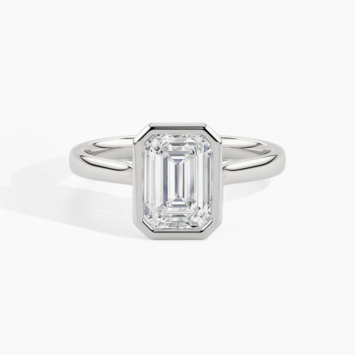 950 Platinum, Emerald, down view