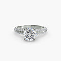White Gold, Round, down view