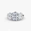 White Gold, Oval, down view