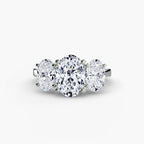 White Gold, Oval, down view