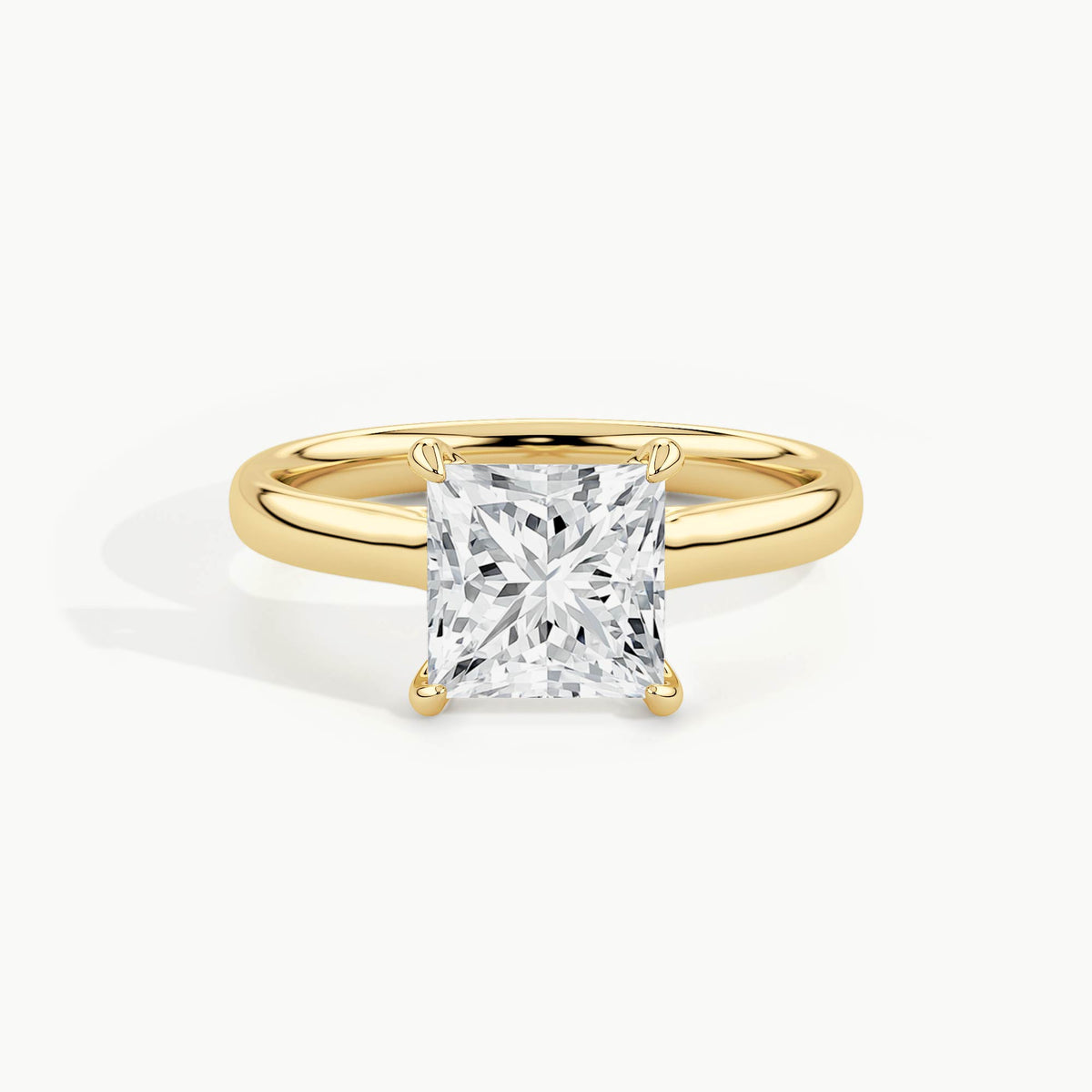 Yellow Gold, Princess, down view