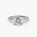 White Gold, Round, down view
