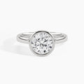 White Gold, Round, down view