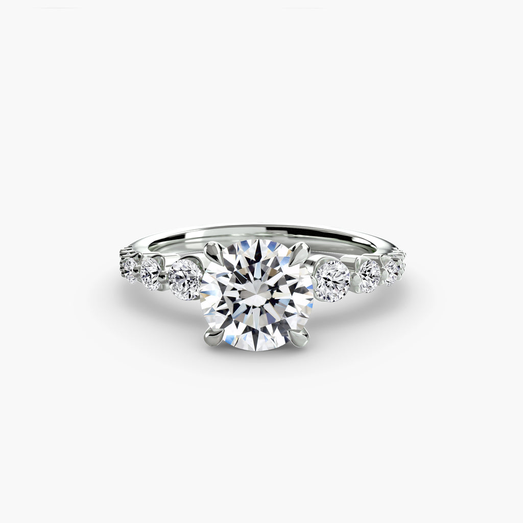 White Gold, Round, down view