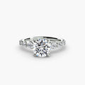 White Gold, Round, down view