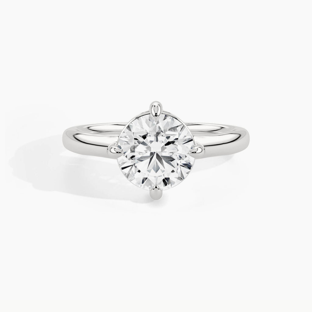 White Gold, Round, down view