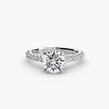 White Gold, Round, down view