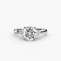 White Gold, Round, down view