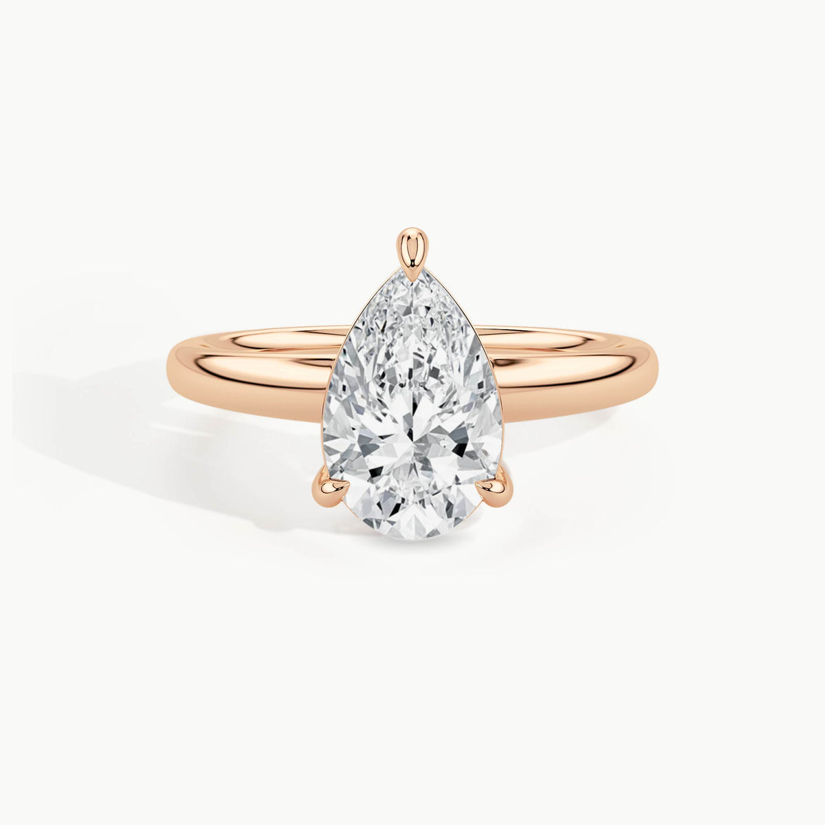 Rose Gold, Pear, down view