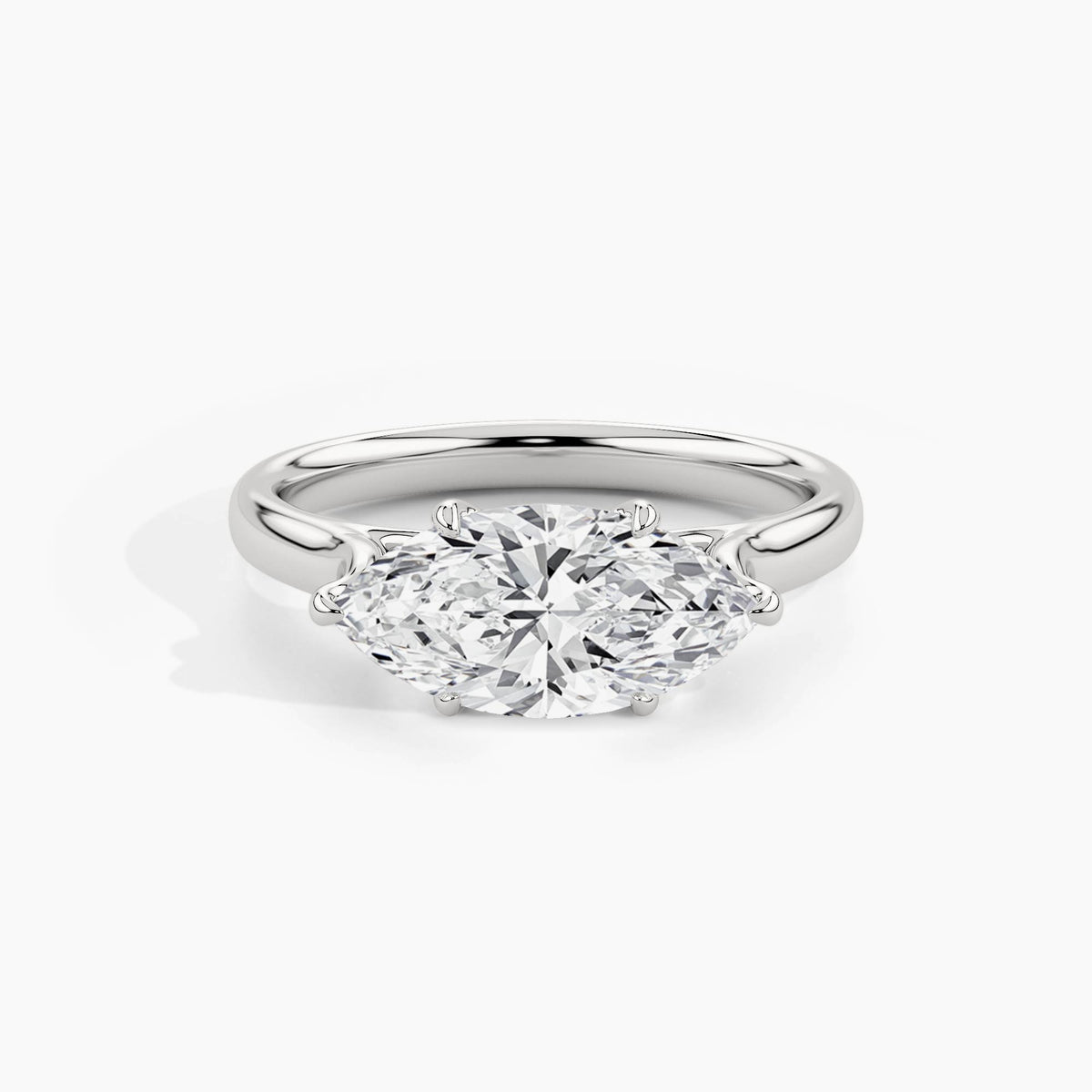 White Gold, Marquise, down view
