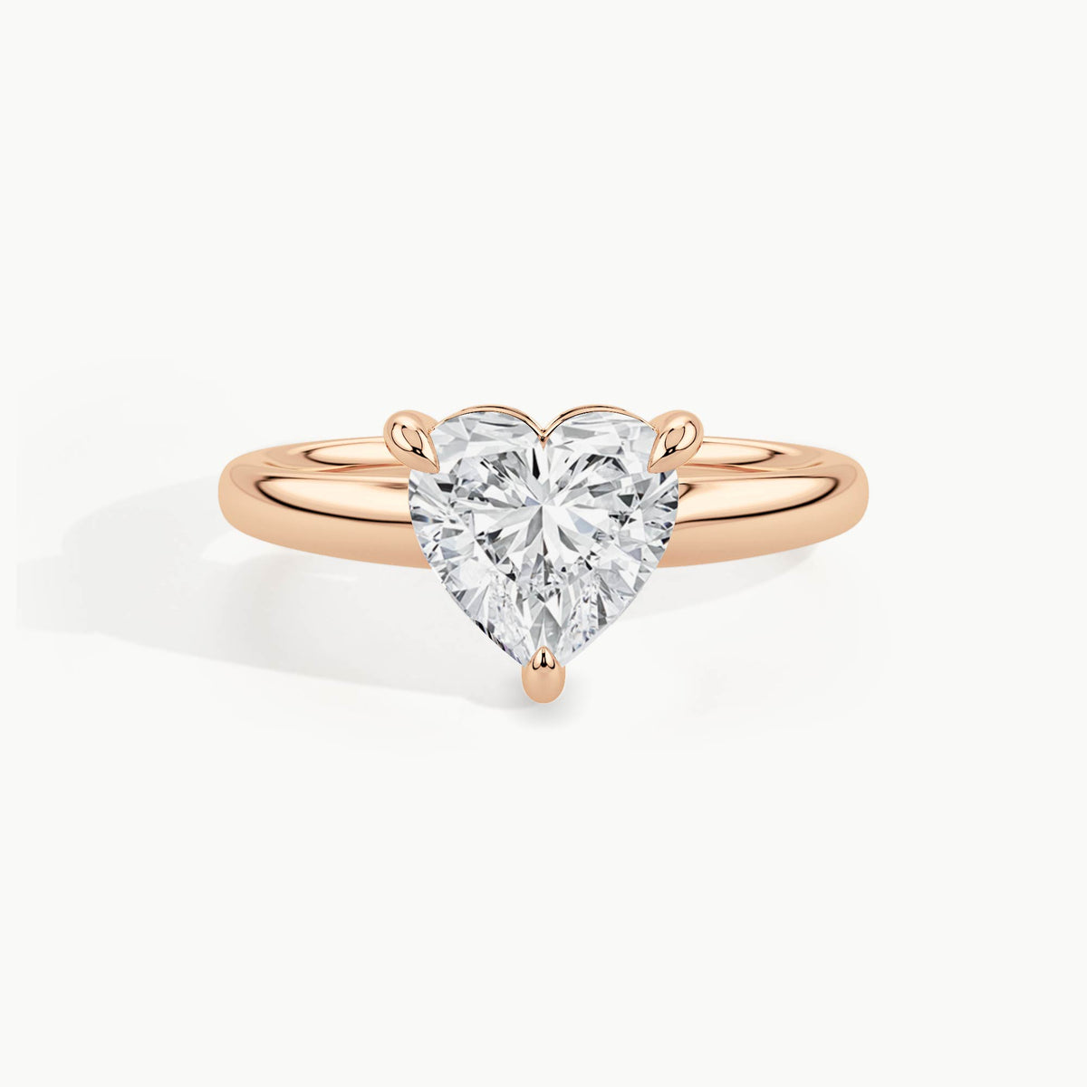 Rose Gold, Heart, down view