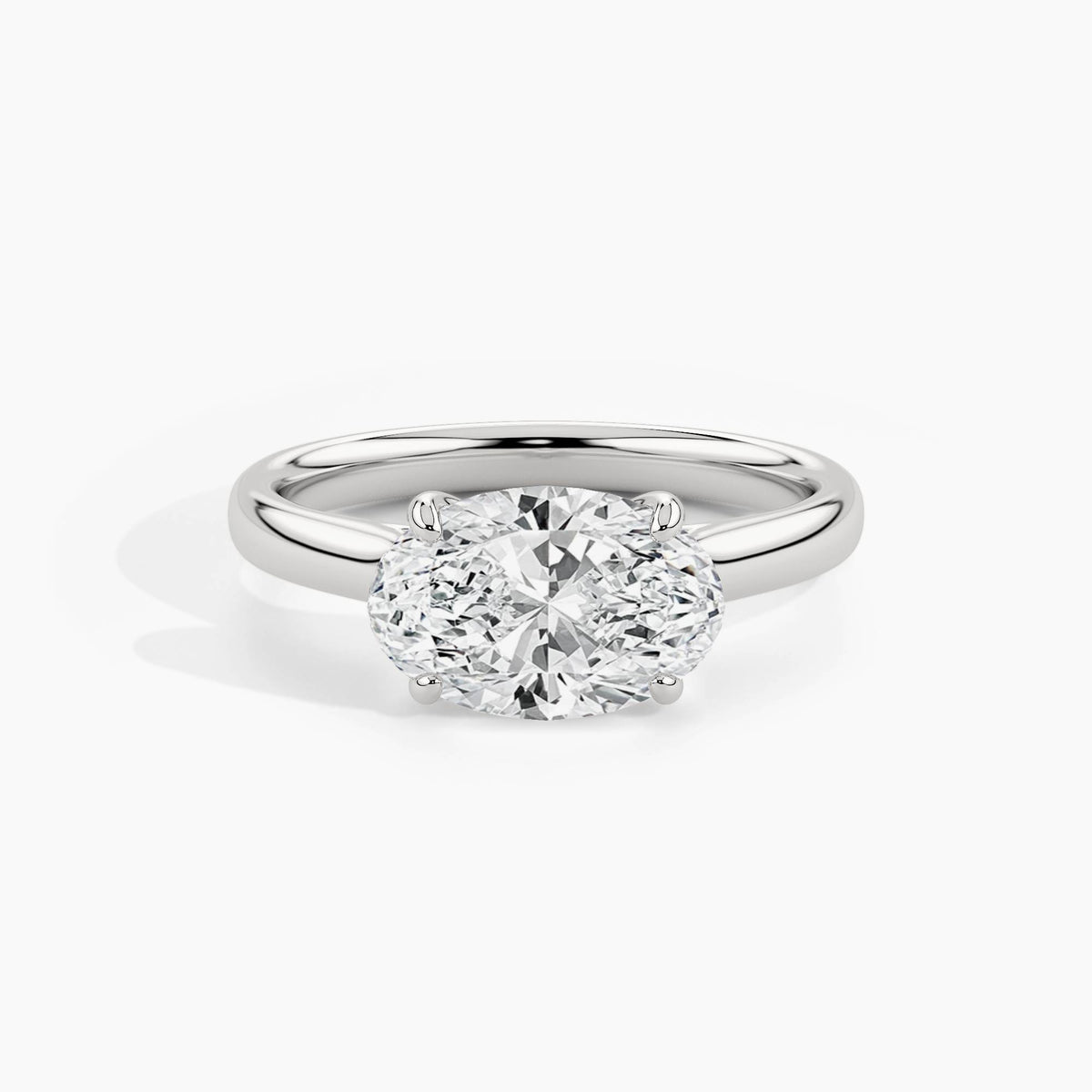 White Gold, Oval, down view