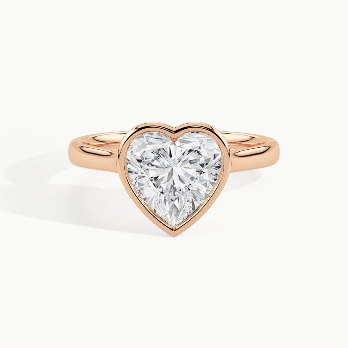 Rose Gold, Heart, down view