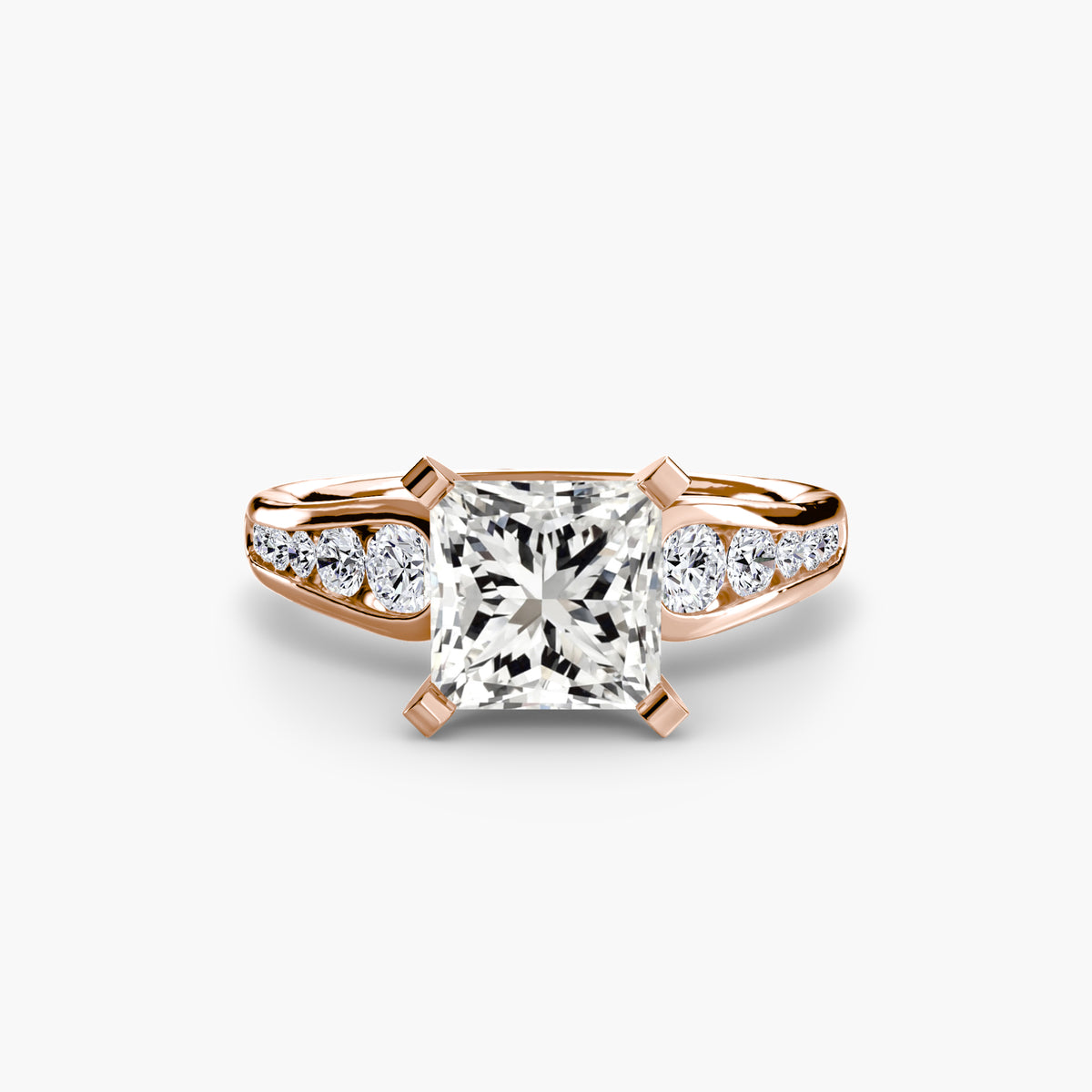 Rose Gold, Princess, down view