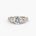 Yellow Gold, Round, down view
